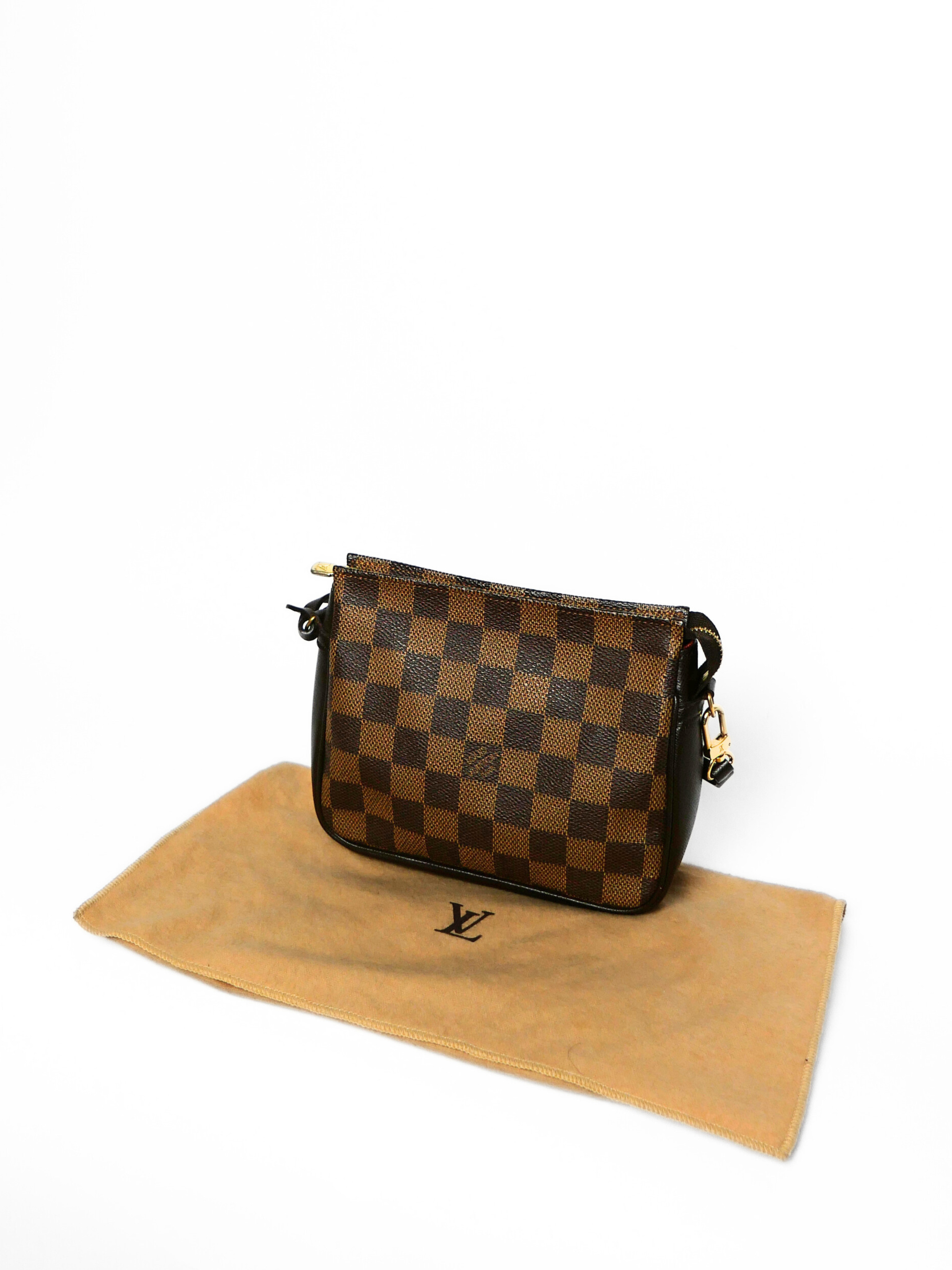 Louis Vuitton Trousse Damier Ebene Mini Pochette Bag