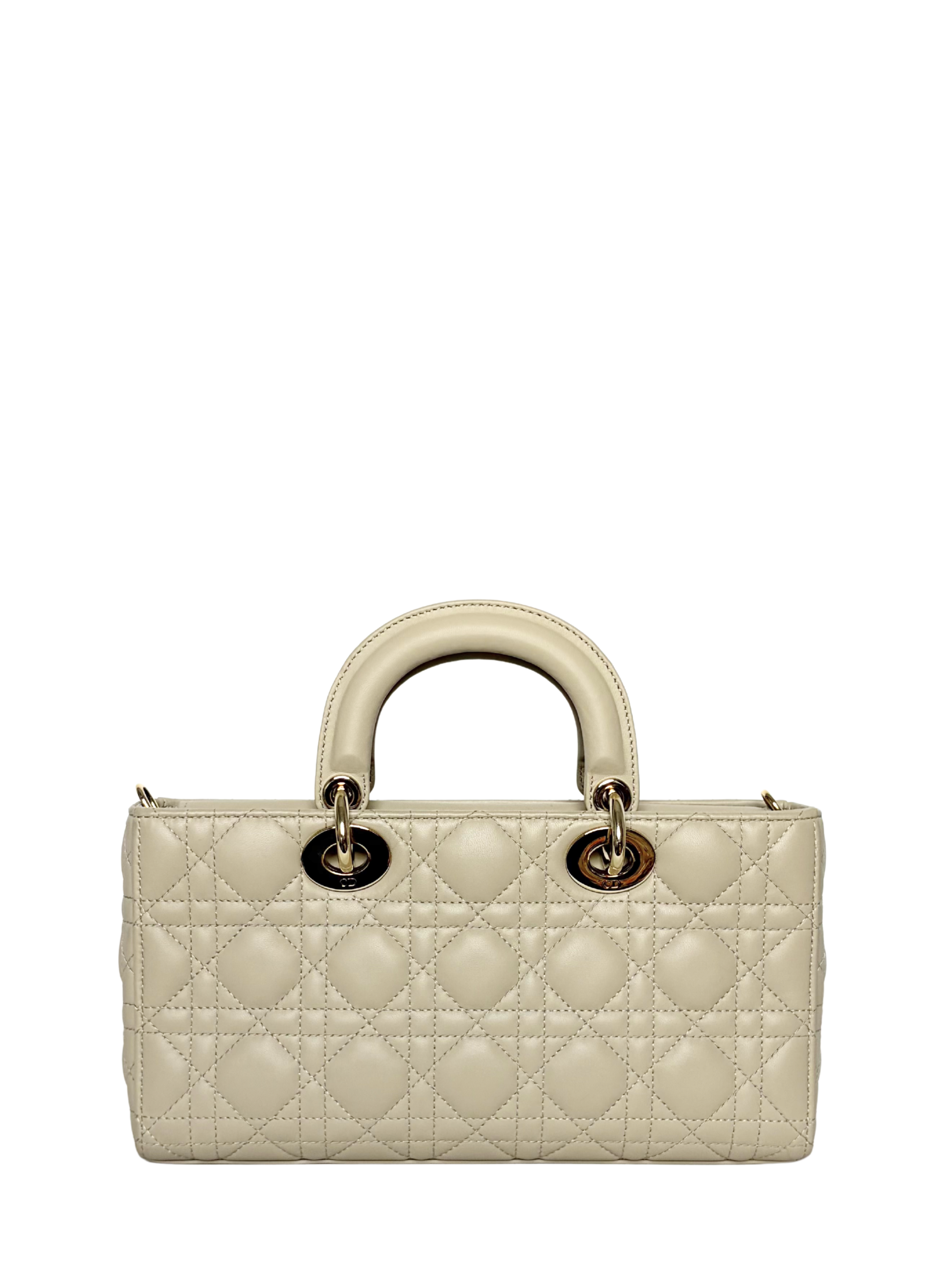 Dior Lady D-Joy Bag Powder Beige Cannage Lambskin