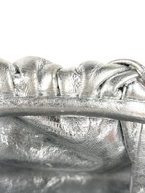 Bottega Veneta Mini Pouch Metallic Leather Bag