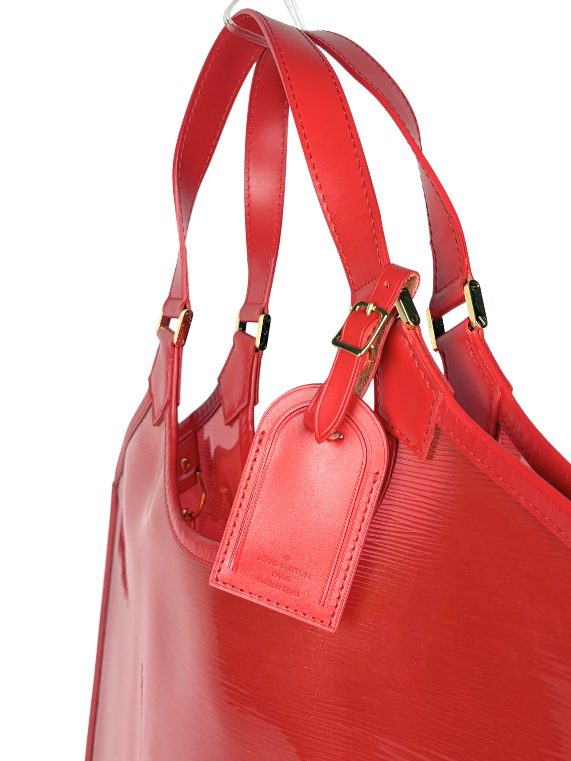 Vintage Louis Vuitton Epi Grenadine Red Plage Baia Tote