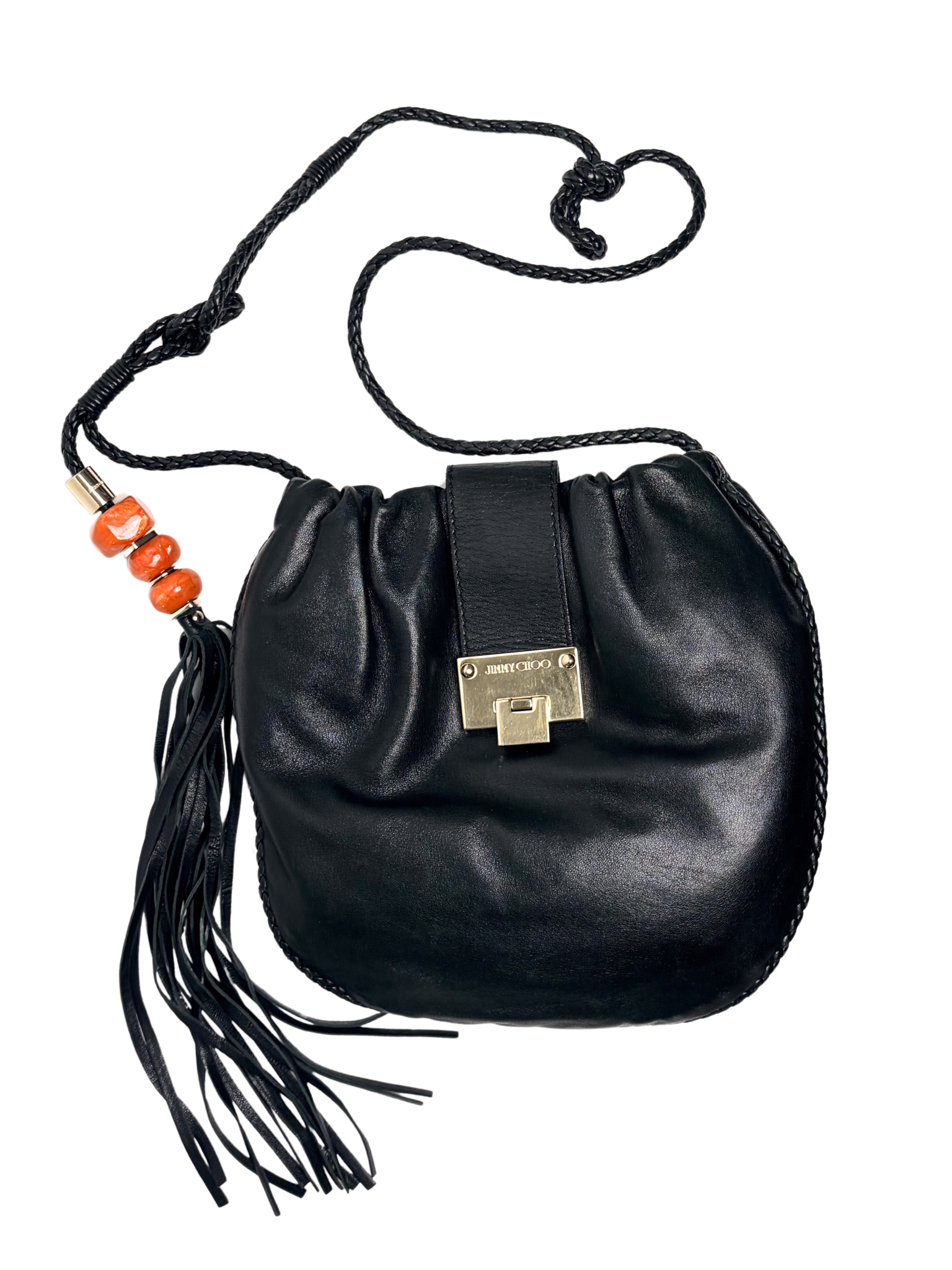 Jimmy Choo Black Roxana Hobo Bag