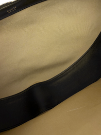 Khaite Augustina Canvas Hobo Bag with Leather trim