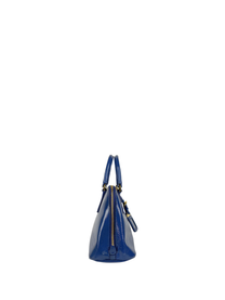 Prada Saffiano Small Promenade Bag in Cobalt Blue