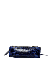 Balenciaga Mini Crocodile Embossed City Bag