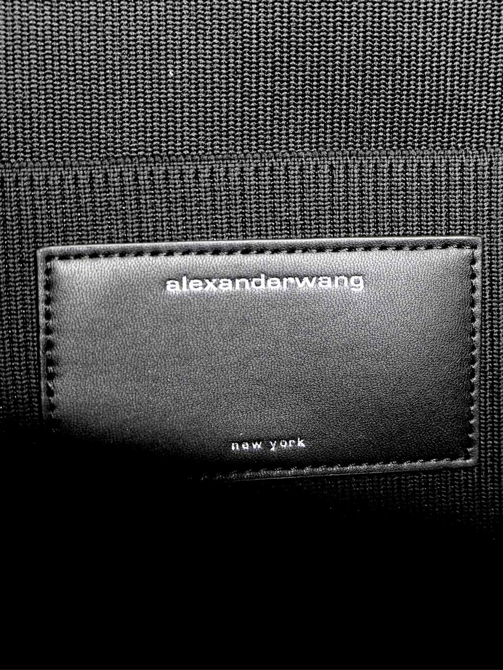 Alexander Wang Black Knit Tote Bag