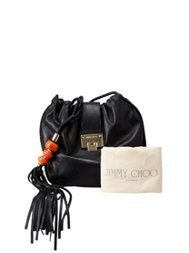 Jimmy Choo Black Roxana Hobo Bag