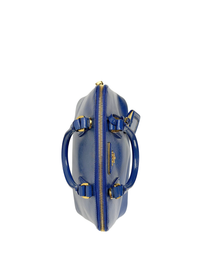 Prada Saffiano Small Promenade Bag in Cobalt Blue