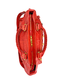 Vintage Balenciaga Red Giant 21 City Bag