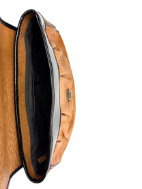 Fendi Cognac &amp; Patent Leather B Bag