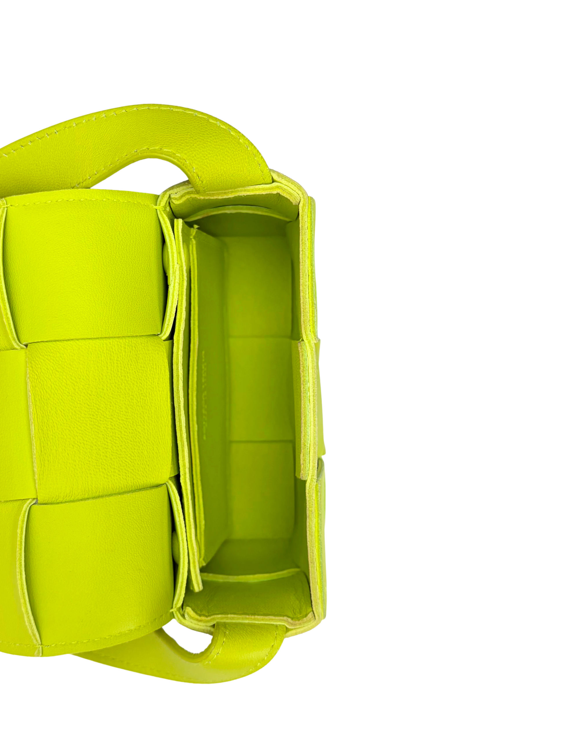 Bottega Veneta Candy Cassette Bag in Acid Kiwi