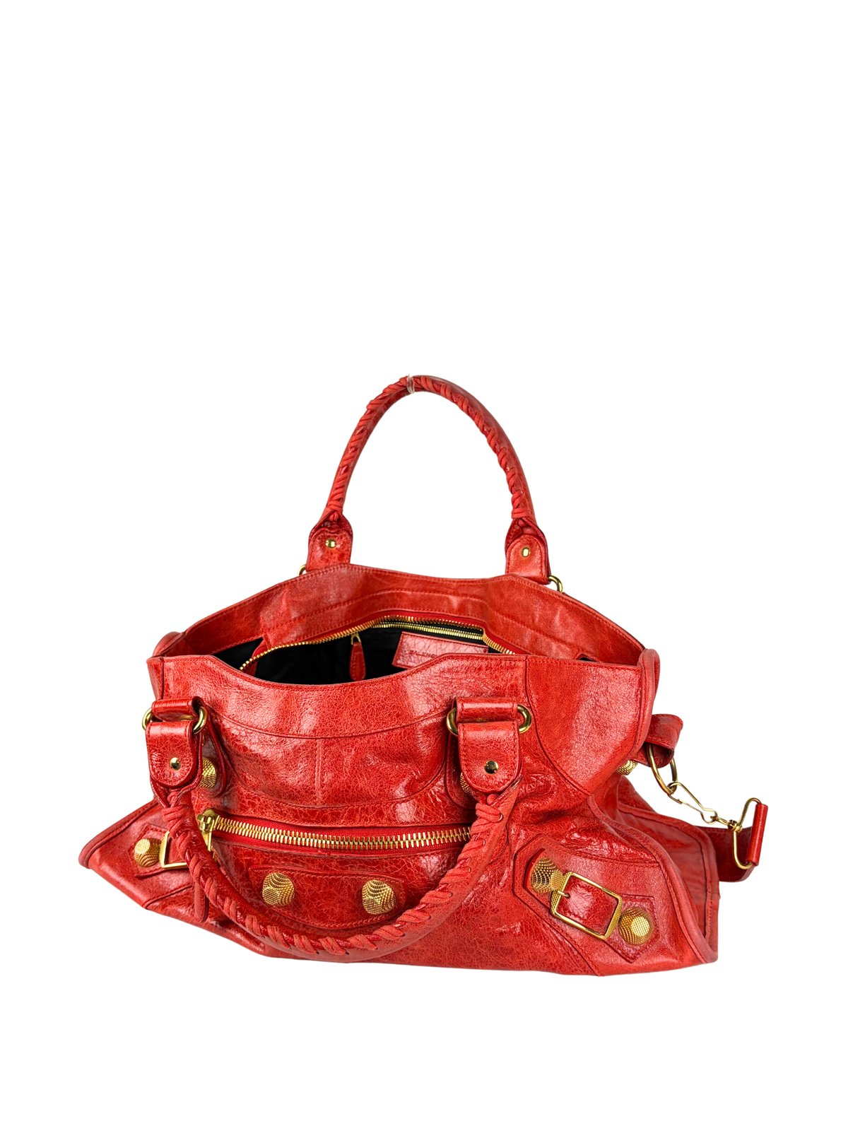 Vintage Balenciaga Red Giant 21 City Bag