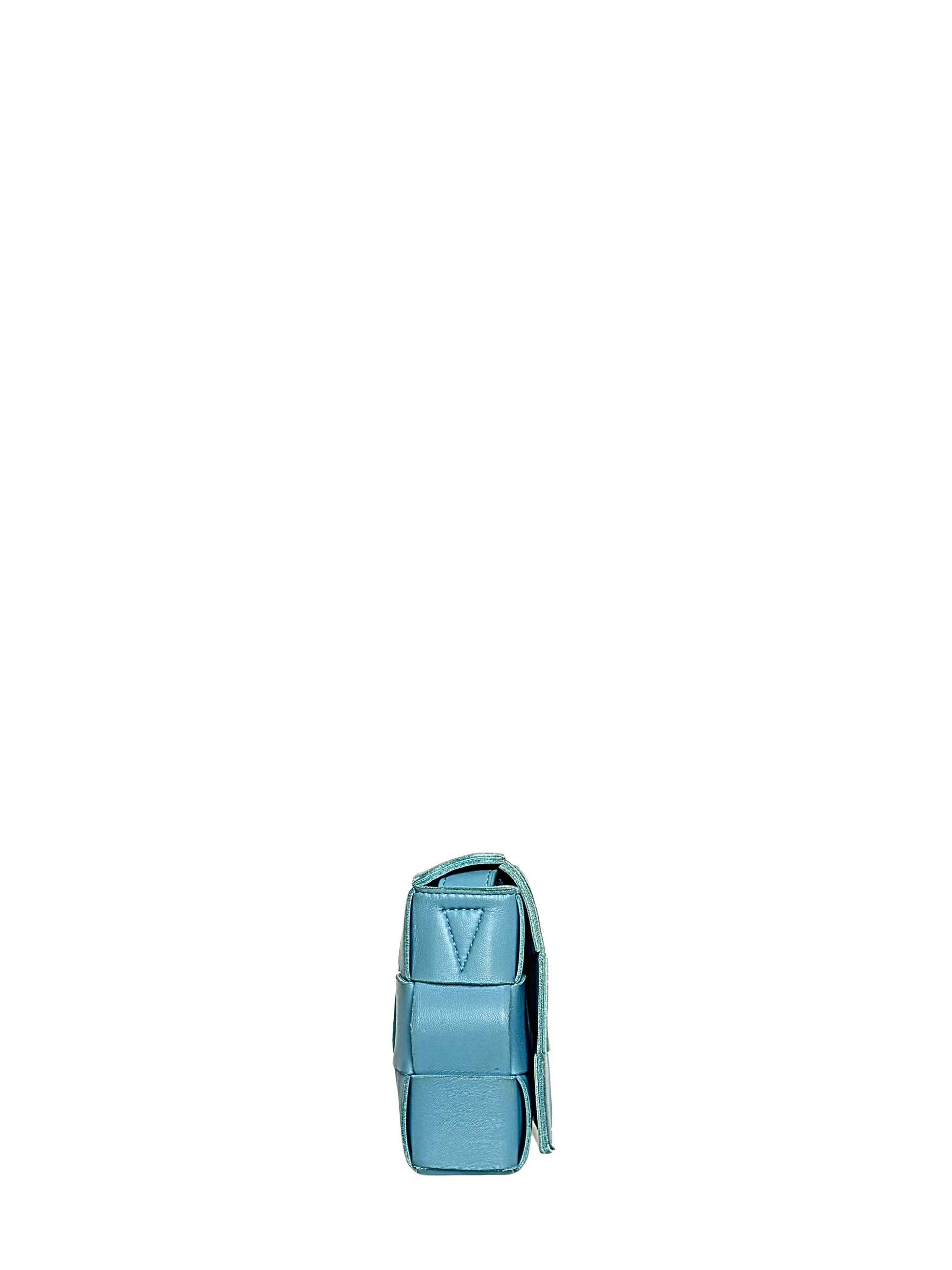 Bottega Veneta Pale Blue Cassette Crossbody