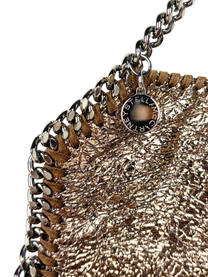 Stella McCartney Falabella Metallic Crackled Cross-Body Flap Bag