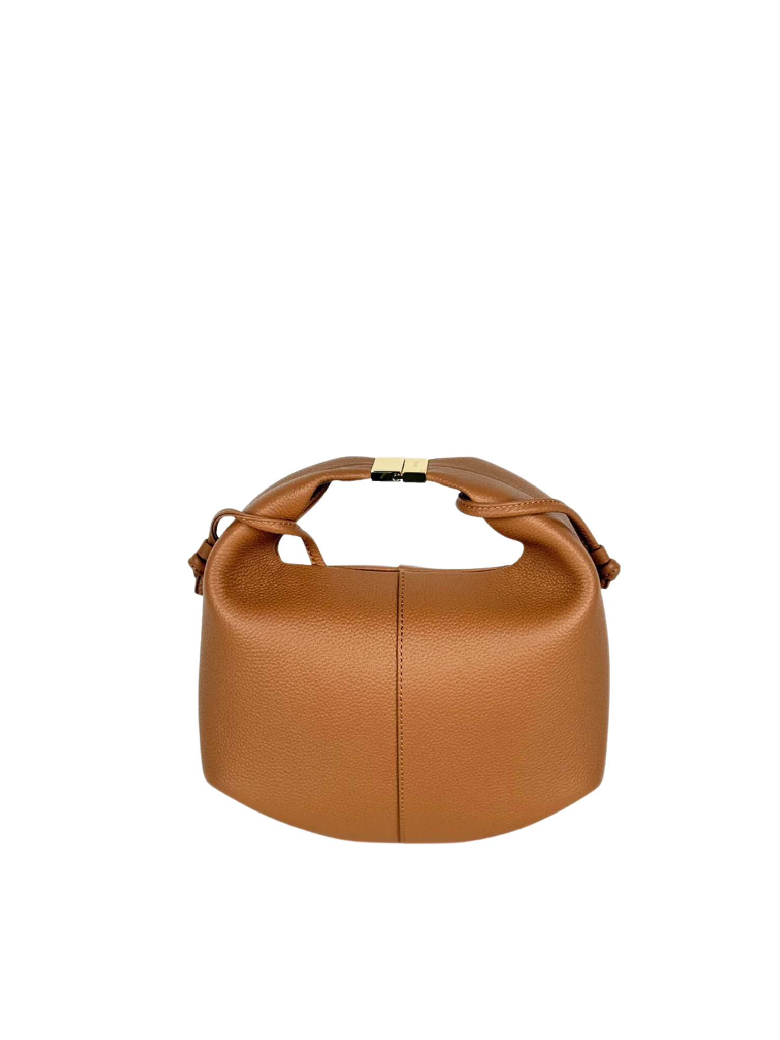 Polène Béri Leather Camel Bag