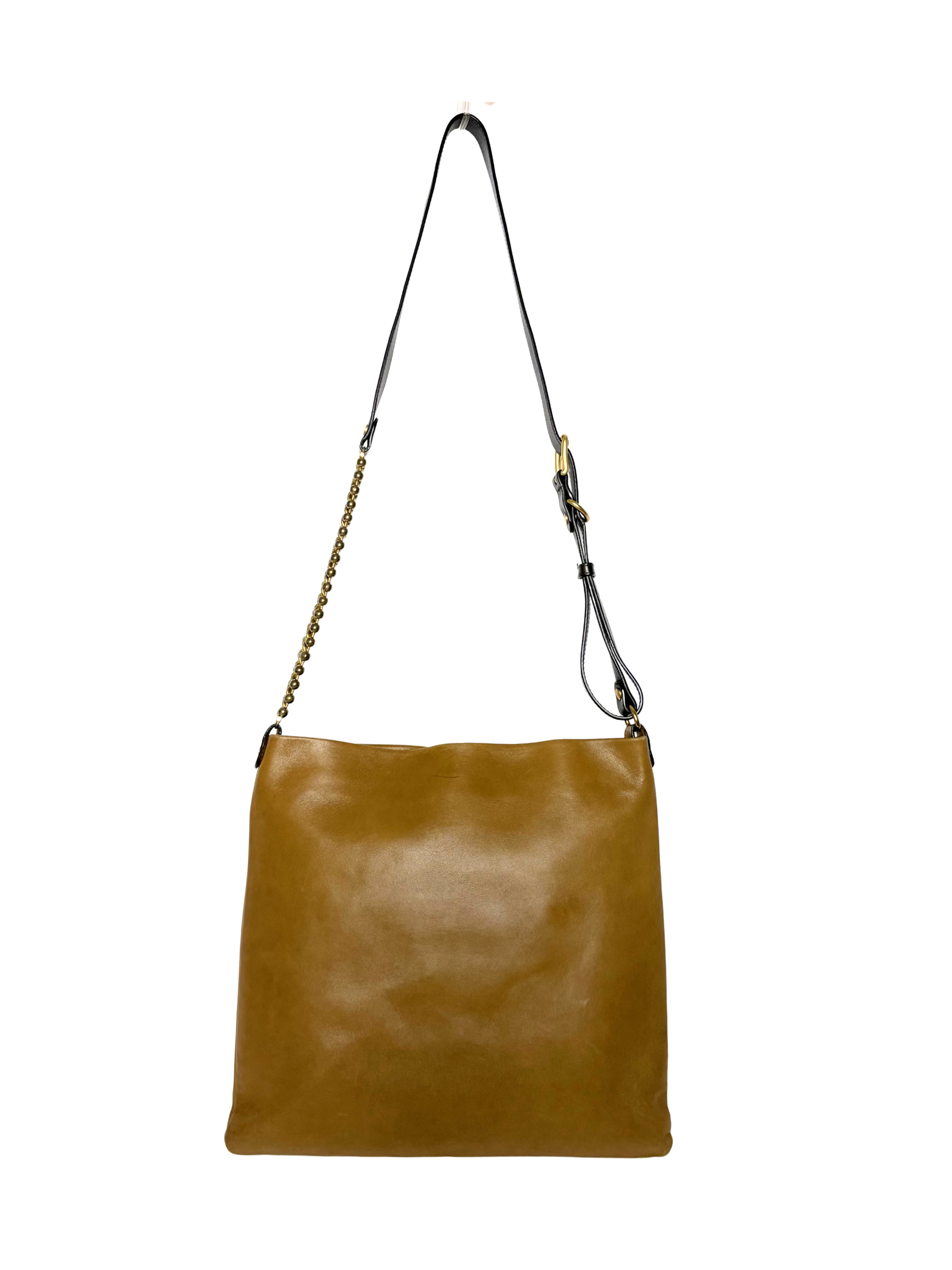 Marni Tan Leather Shoulder Bag