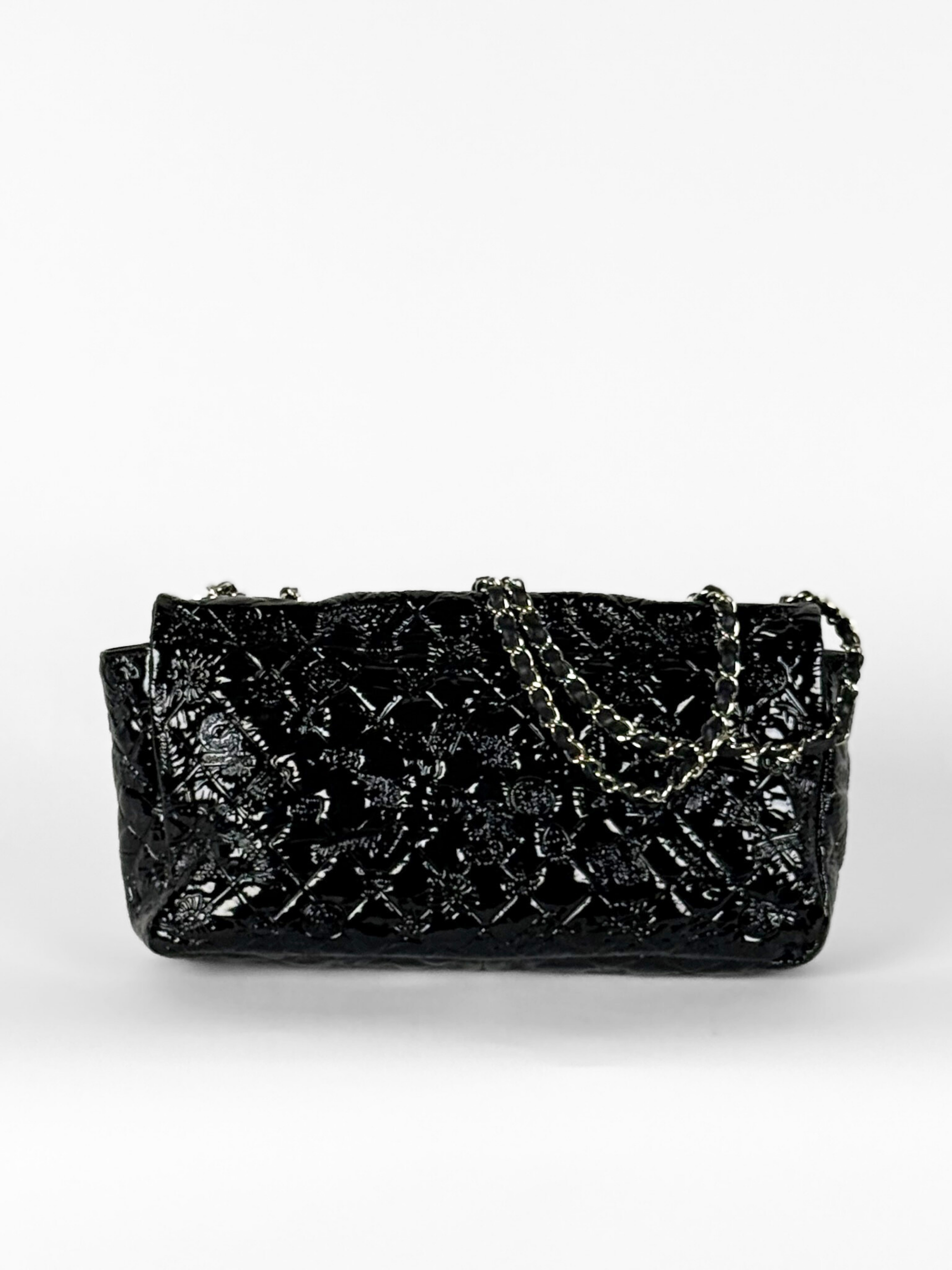 Chanel Lucky Symbols Patent Flap Bag