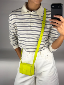 Bottega Veneta Candy Cassette Bag in Acid Kiwi