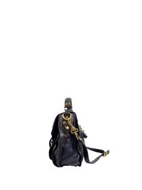Proenza Schouler PS1 Medium Satchel Bag in Midnight Navy/Black