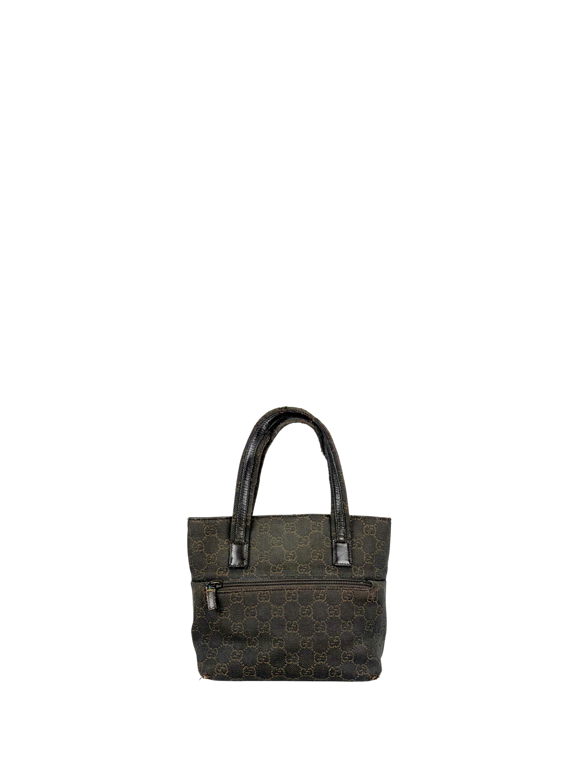 Vintage Gucci GG Canvas Mini Tote Bag