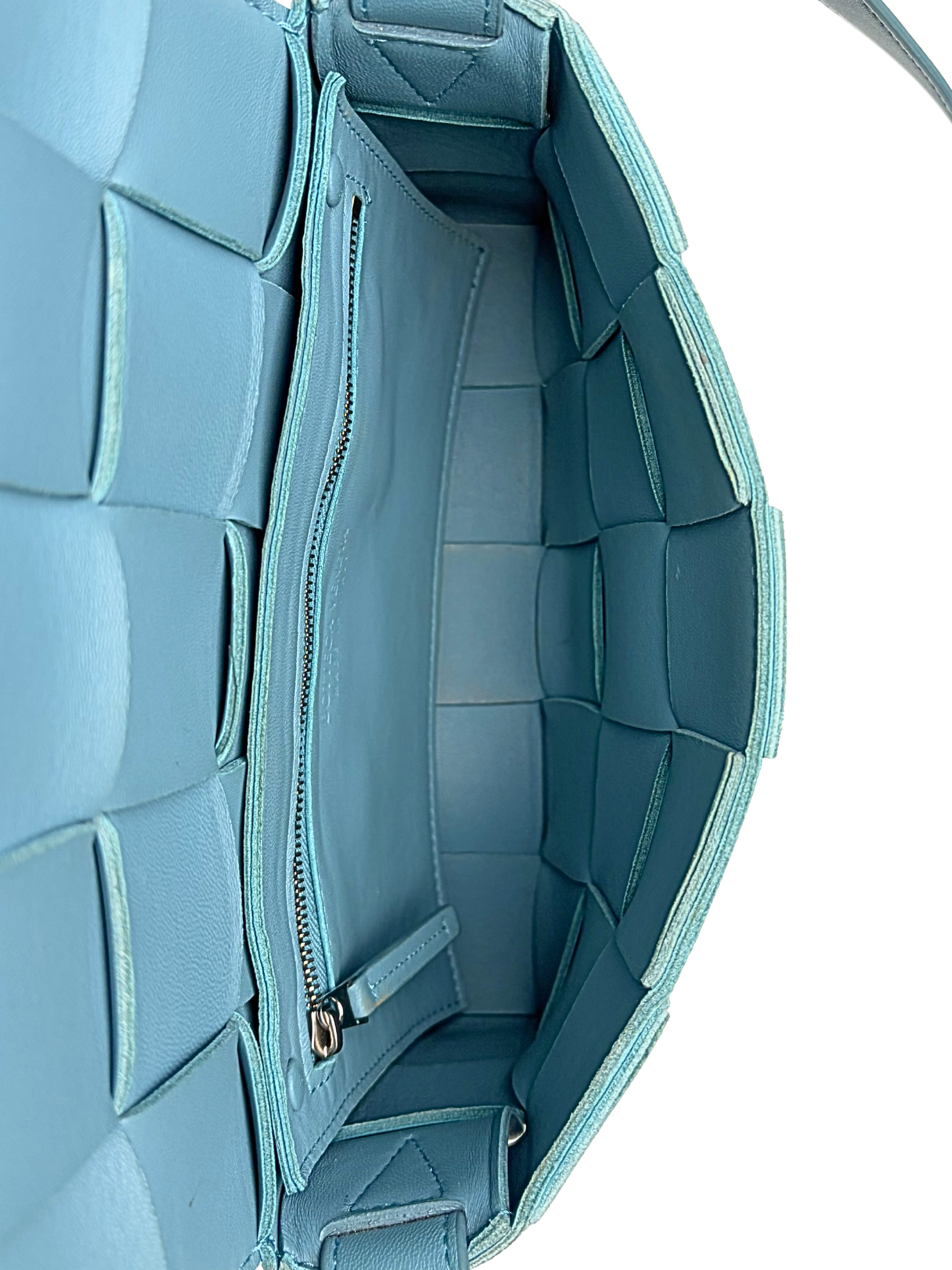 Bottega Veneta Pale Blue Cassette Crossbody