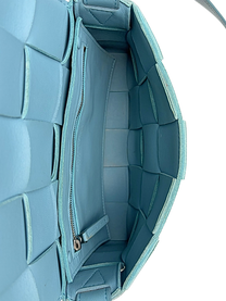 Bottega Veneta Pale Blue Cassette Crossbody