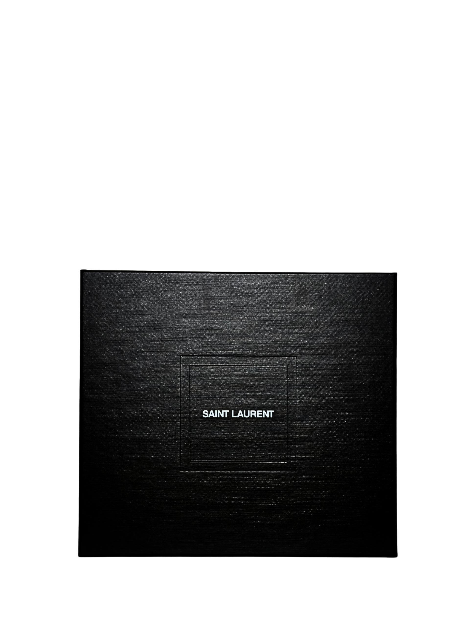 Saint Laurent Black Sunset Medium Shiny Croc-Embossed Shoulder Bag