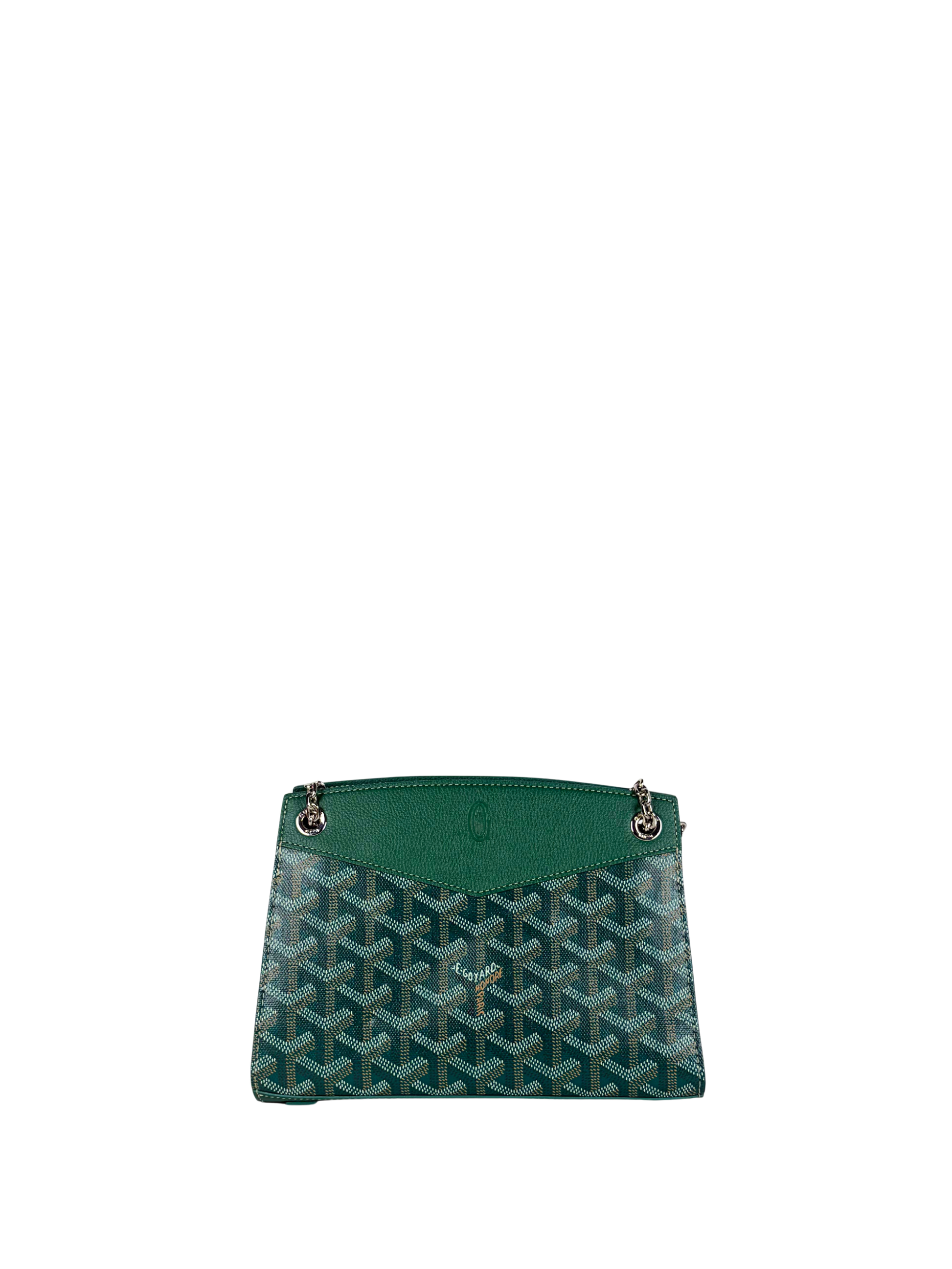 Goyard Mini Rouette Structure Bag in Green