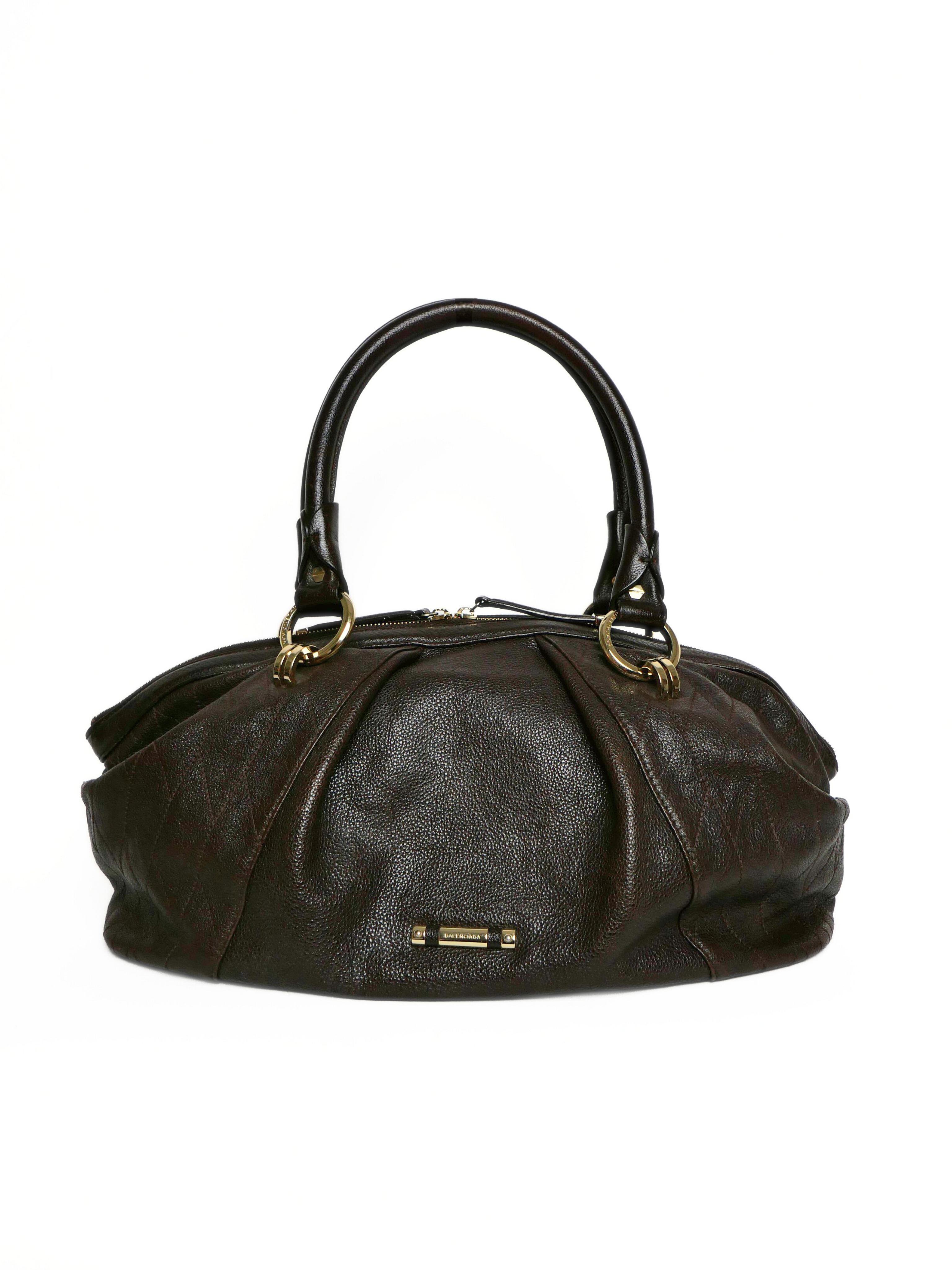 Vintage Balenciaga Deep Brown Shoulder Bag