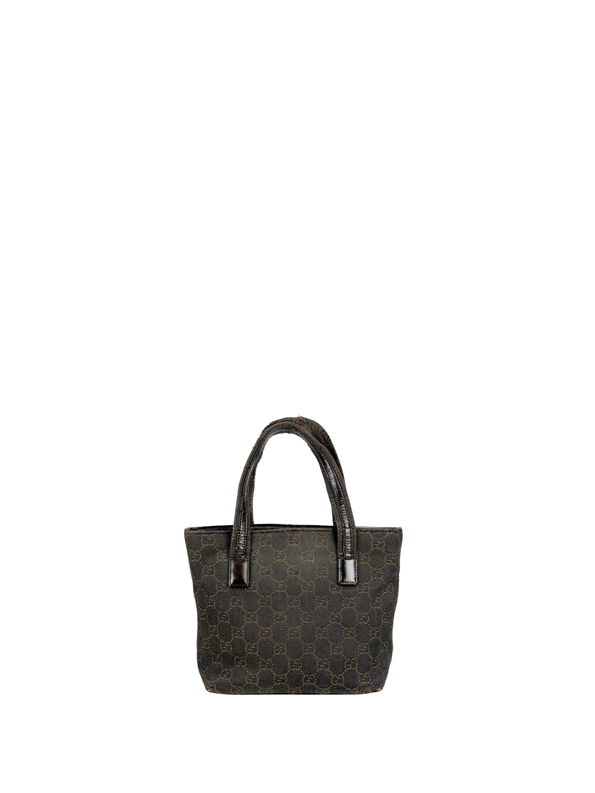 Vintage Gucci GG Canvas Mini Tote Bag