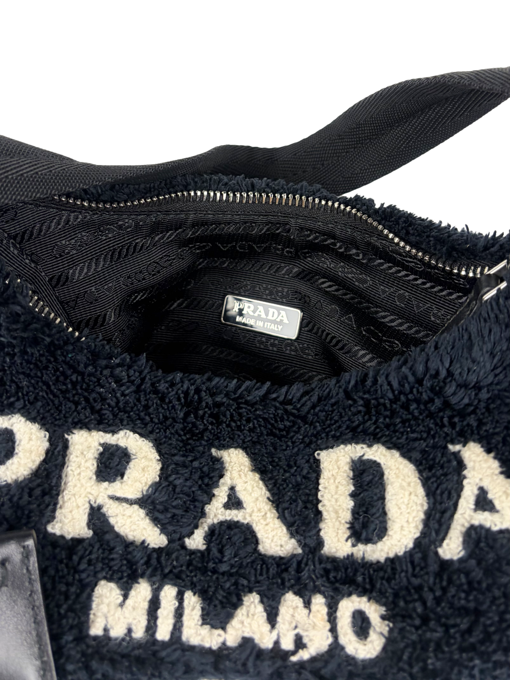 Prada Re-Edition 2000 Terry Cloth Mini Bag