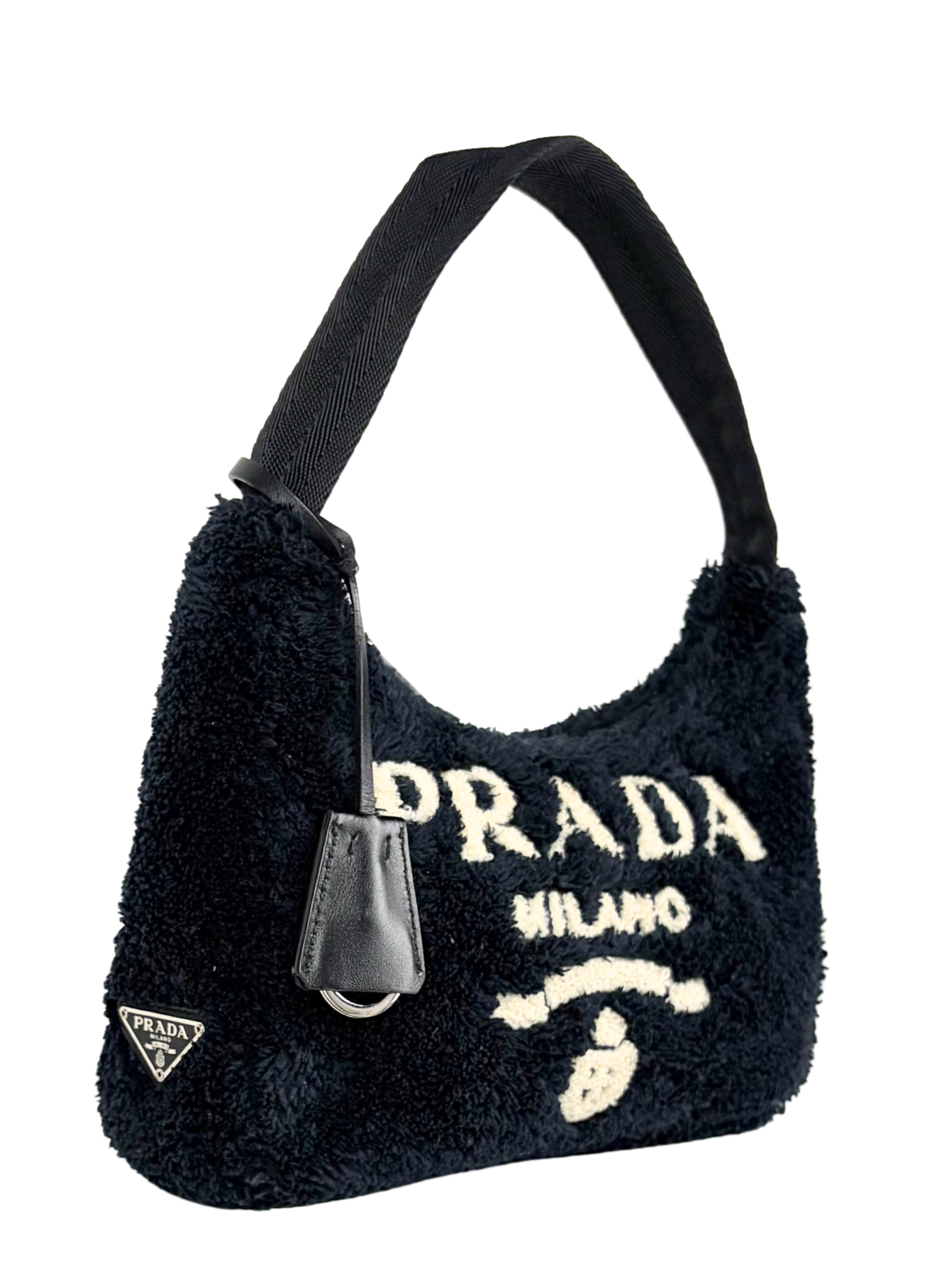 Prada Re-Edition 2000 Terry Cloth Mini Bag