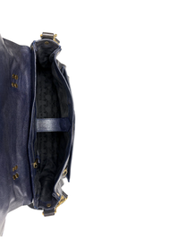 Proenza Schouler PS1 Medium Satchel Bag in Midnight Navy/Black
