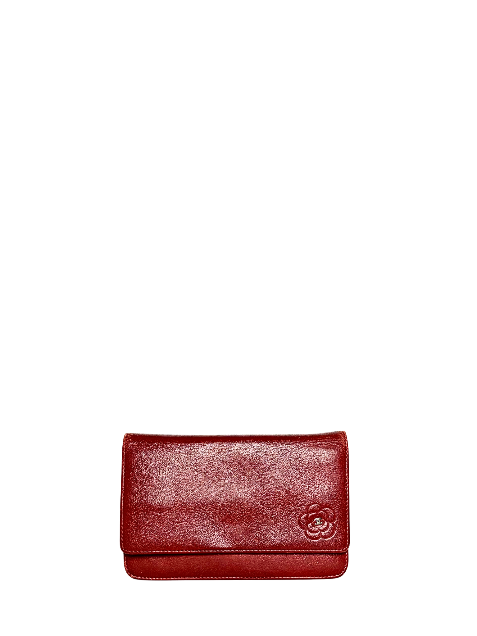 Chanel Camellia Wallet On Chain