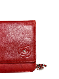 Chanel Camellia Wallet On Chain