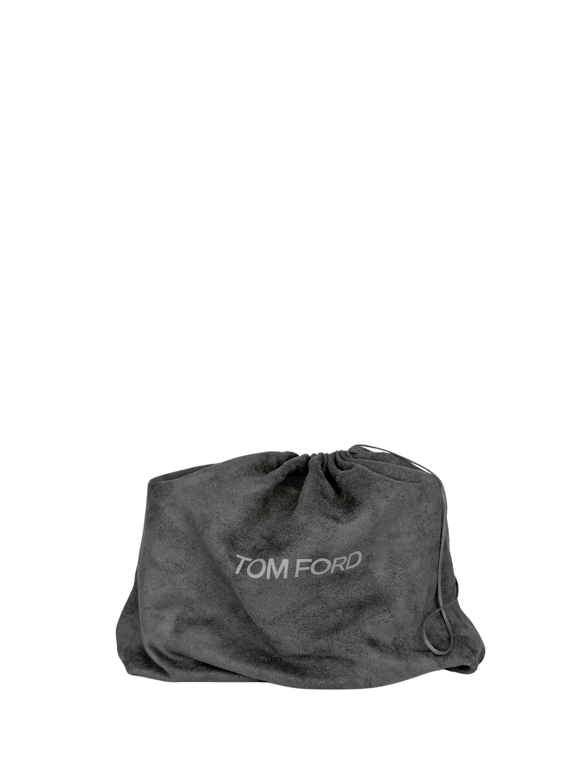 Tom Ford Black Geometric Patent Leather Natalia Bag
