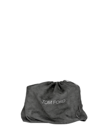 Tom Ford Black Geometric Patent Leather Natalia Bag