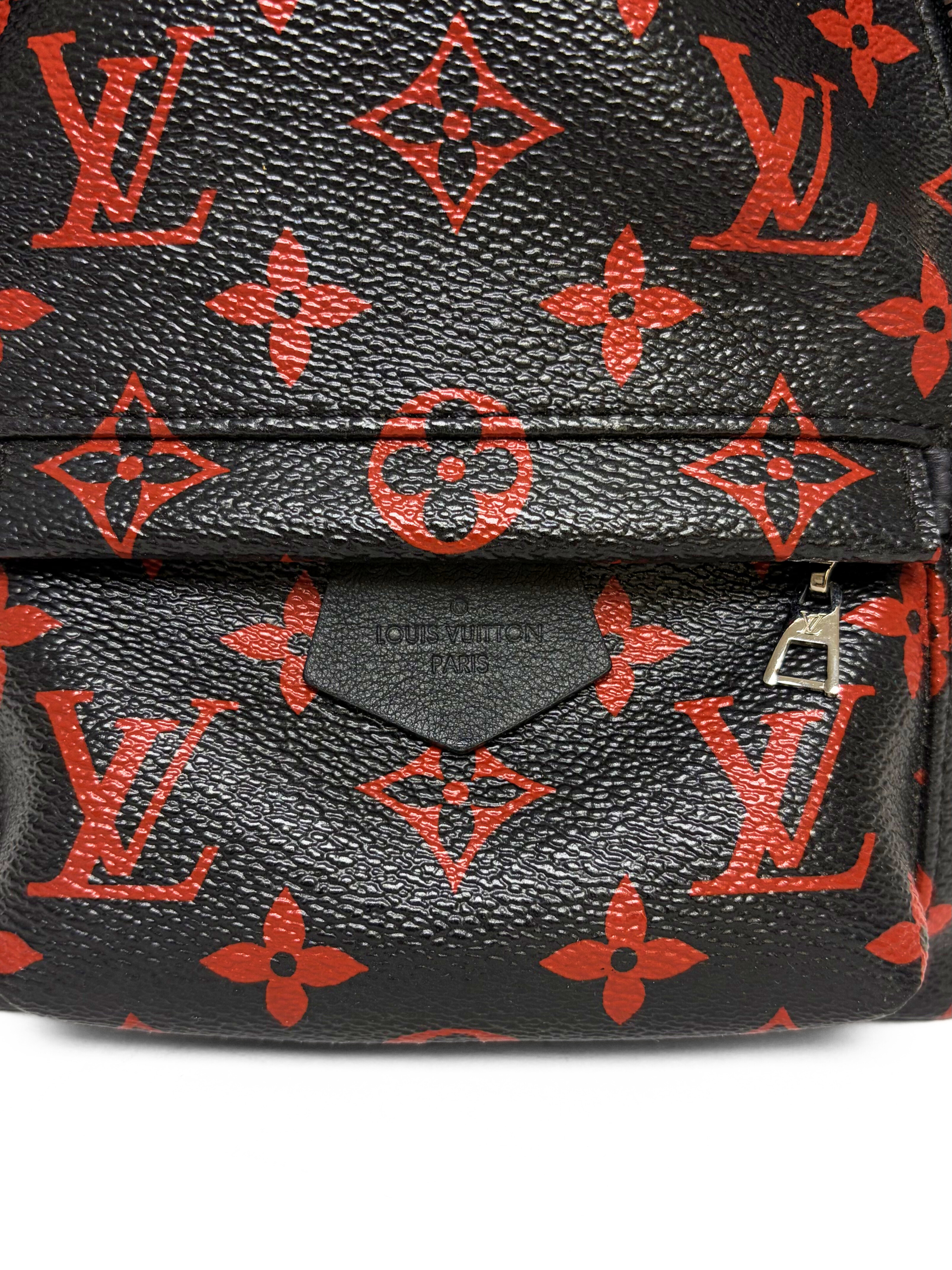Louis Vuitton Palm Springs Backpack Mini Monogram Infrarouge