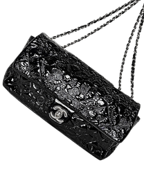 Chanel Lucky Symbols Patent Flap Bag