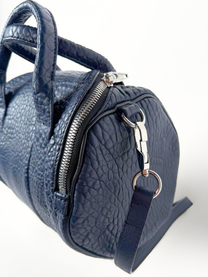 Alexander Wang Leather Rocco Studded Bag Navy