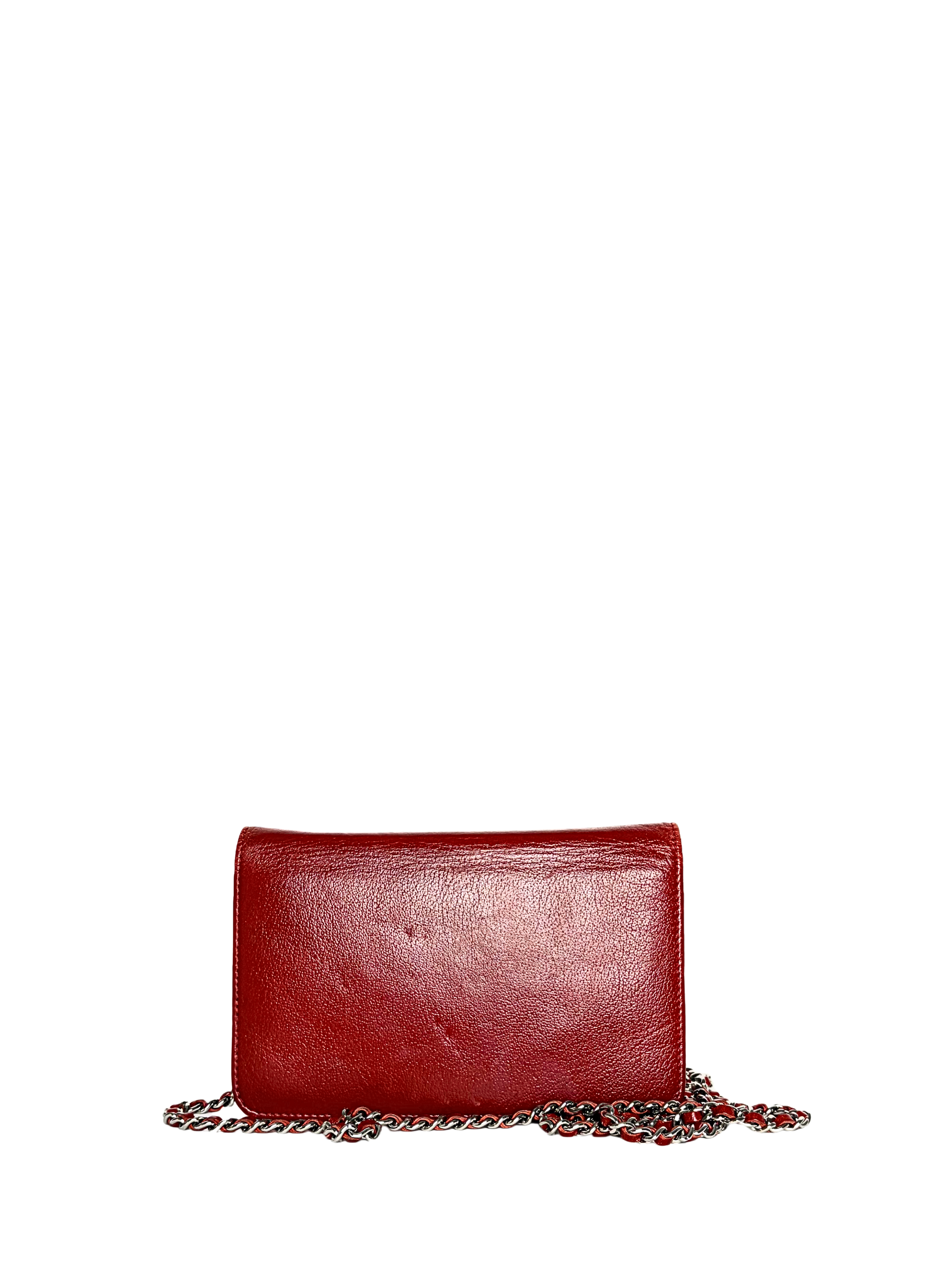 Chanel Camellia Wallet On Chain