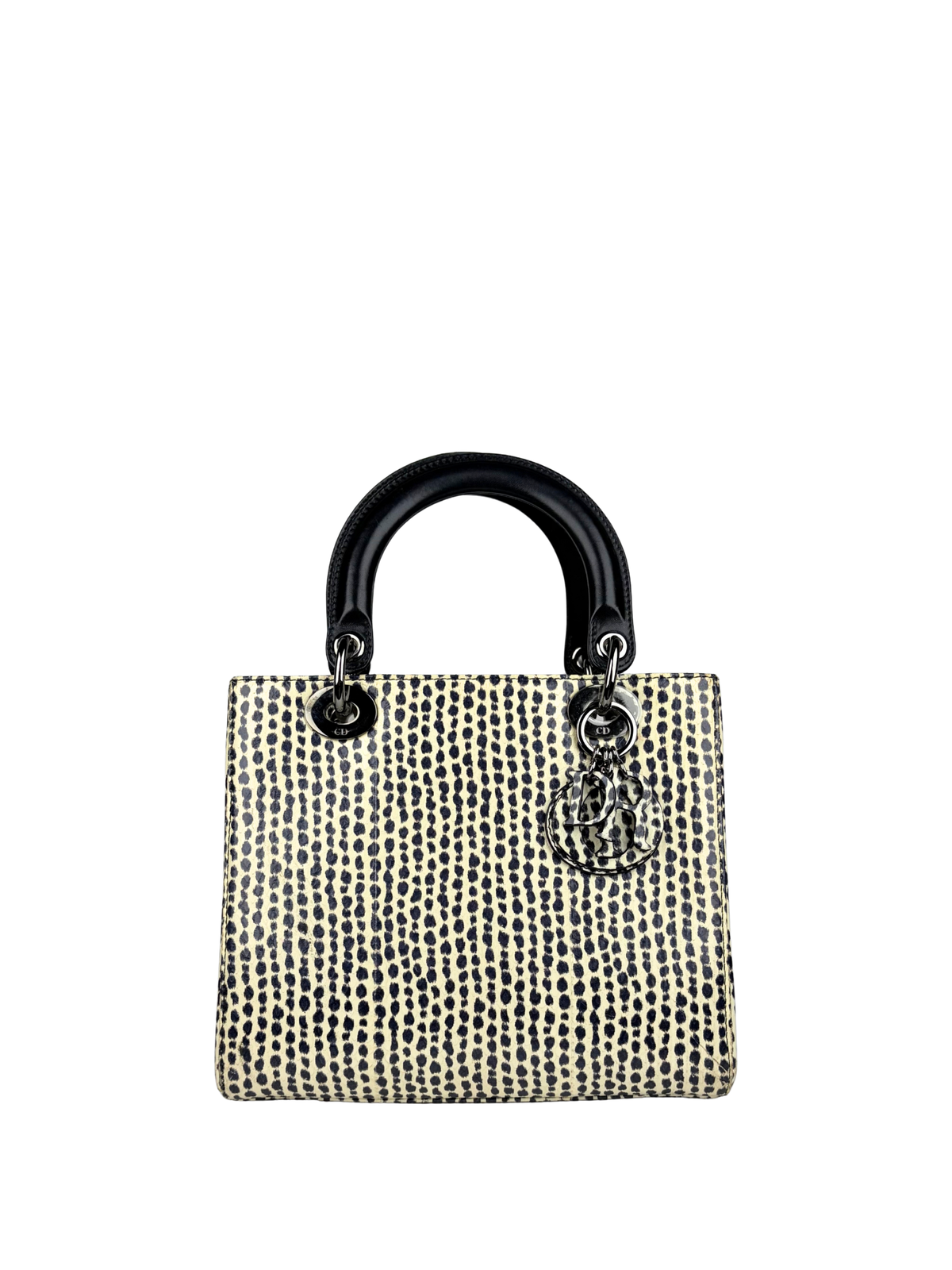 Dior Lady Dior Medium Printed Python Bag
