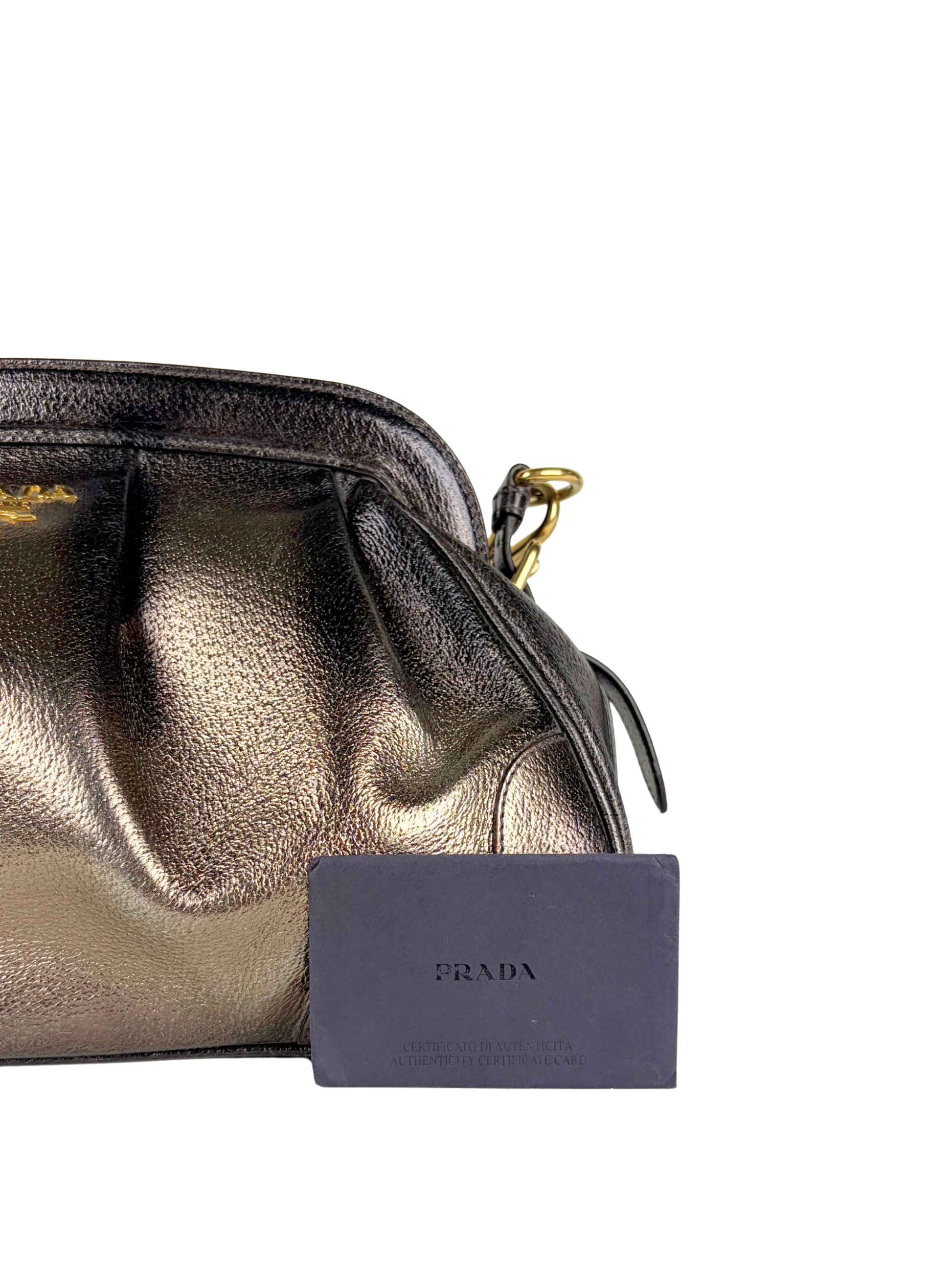 Prada Ombre Vitello Daino Antik Leather Shoulder bag