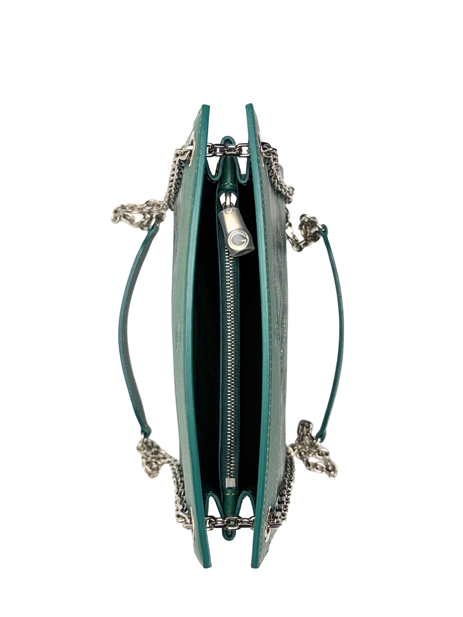 Goyard Mini Rouette Structure Bag in Green