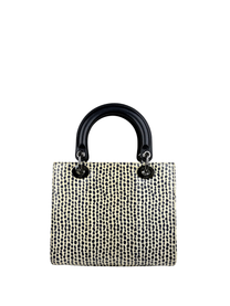 Dior Lady Dior Medium Printed Python Bag