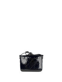 Tom Ford Black Geometric Patent Leather Natalia Bag