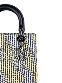 Dior Lady Dior Medium Printed Python Bag