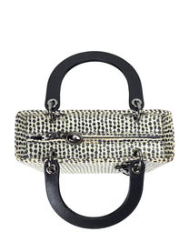 Dior Lady Dior Medium Printed Python Bag