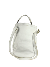 Alexander Wang Studded Diego Bucket Bag in Off-White