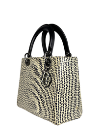 Dior Lady Dior Medium Printed Python Bag