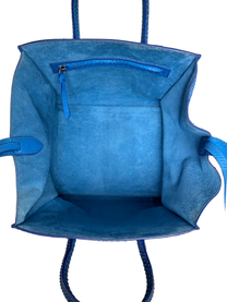 Céline Phantom Luggage Tote Blue Python